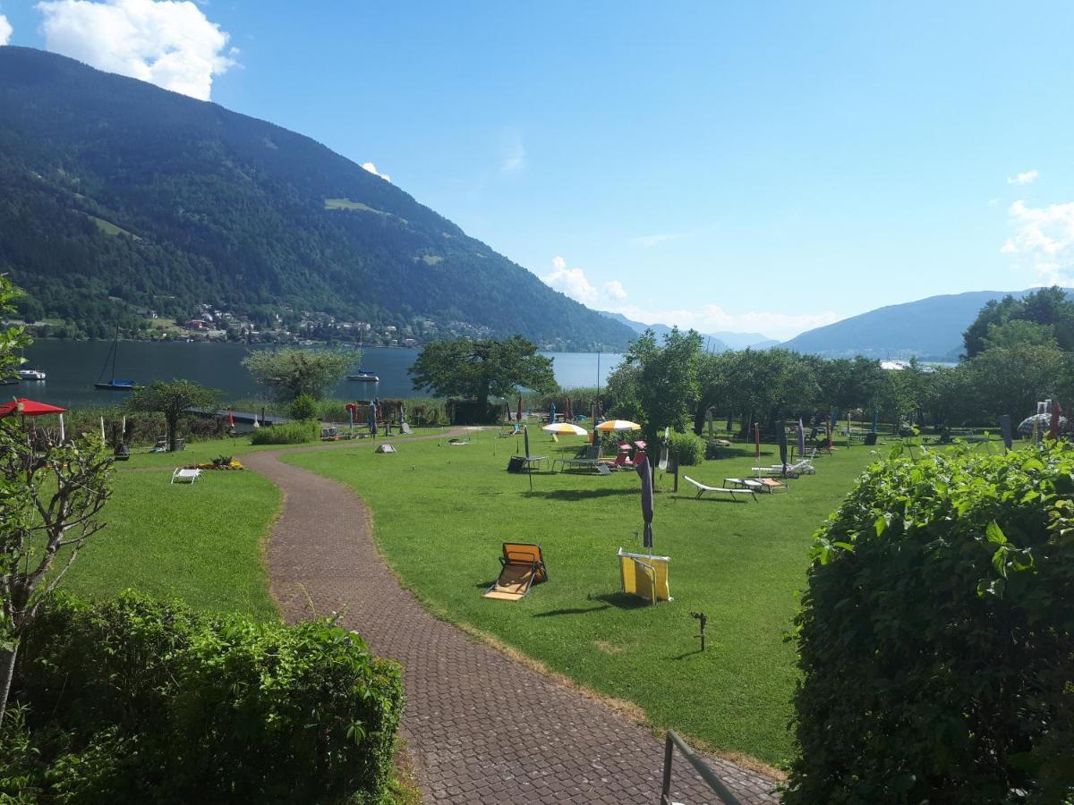 Lb4 Seeblick Appartement Haus Landskron Mit Direktem Seezugang Am Ossiachersee Exteriér fotografie